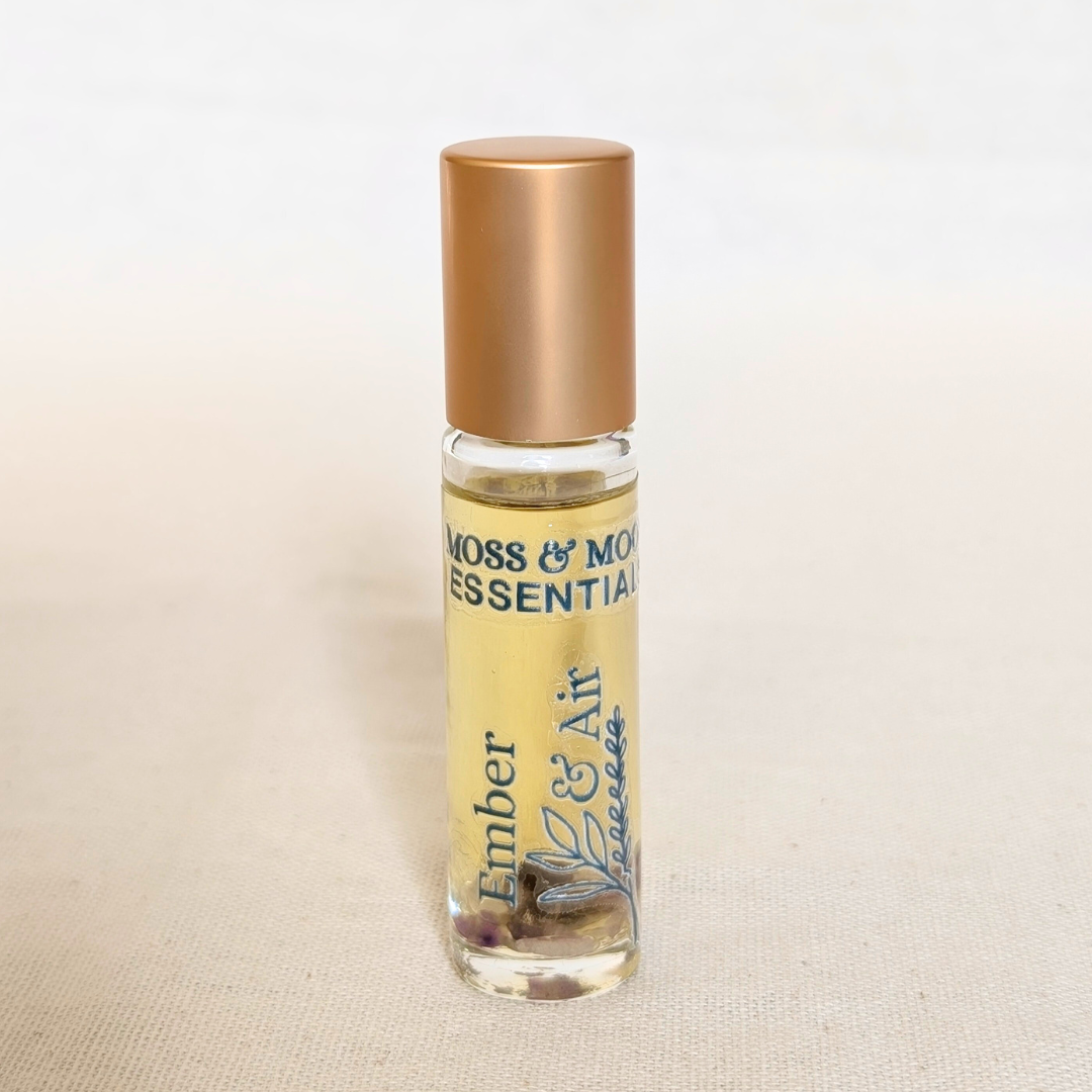 2025 Fall-Winter Crystal Infused Aromatherapy Essential Oil Natural Perfume -SALE
