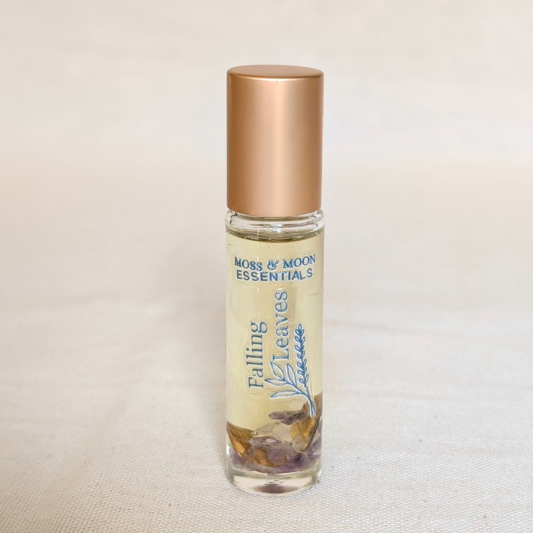 2025 Fall-Winter Crystal Infused Aromatherapy Essential Oil Natural Perfume -SALE