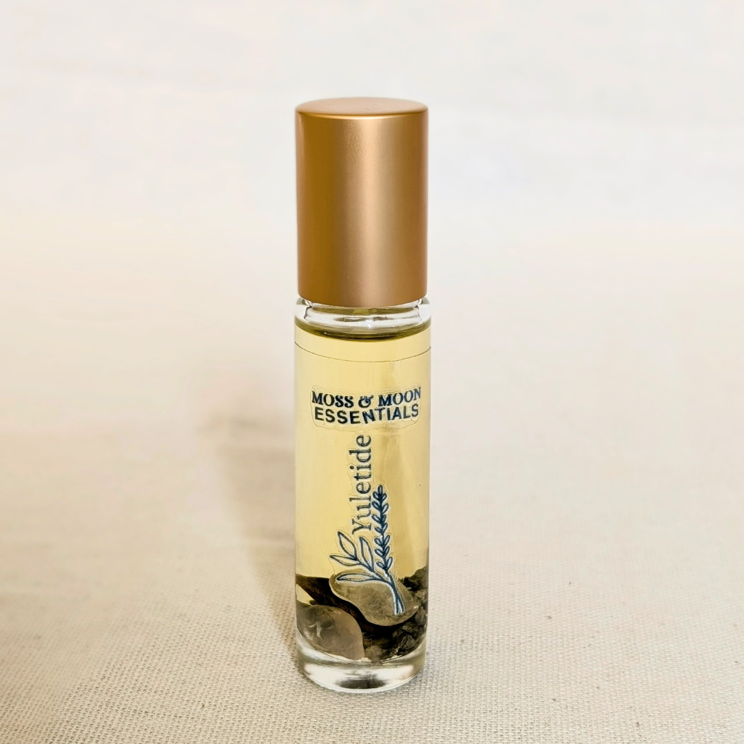 2025 Fall-Winter Crystal Infused Aromatherapy Essential Oil Natural Perfume